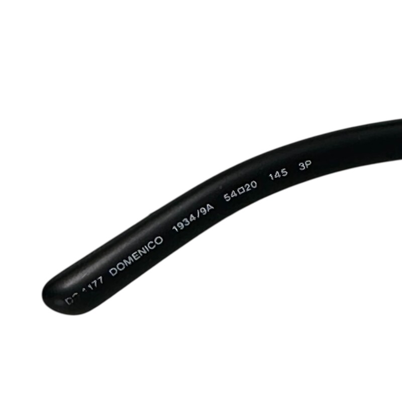 Dolce & Gabbana Domenico Black Square Sunglasses<br />
<br />
In very good condition. Some minor marks on lenses.<br />
<br />
Comes with the original case. No box.