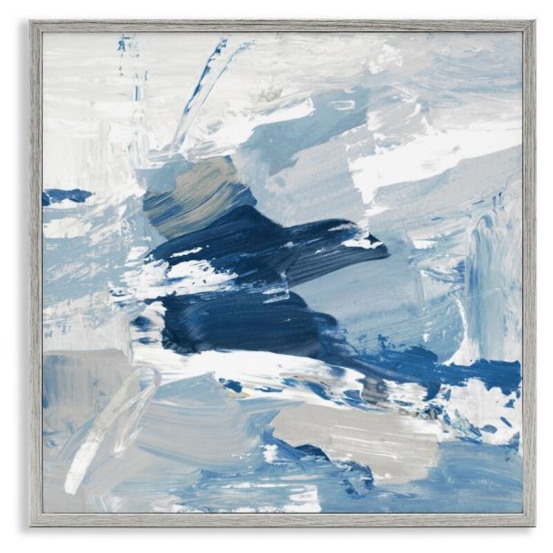 Abstract Brushed Blue