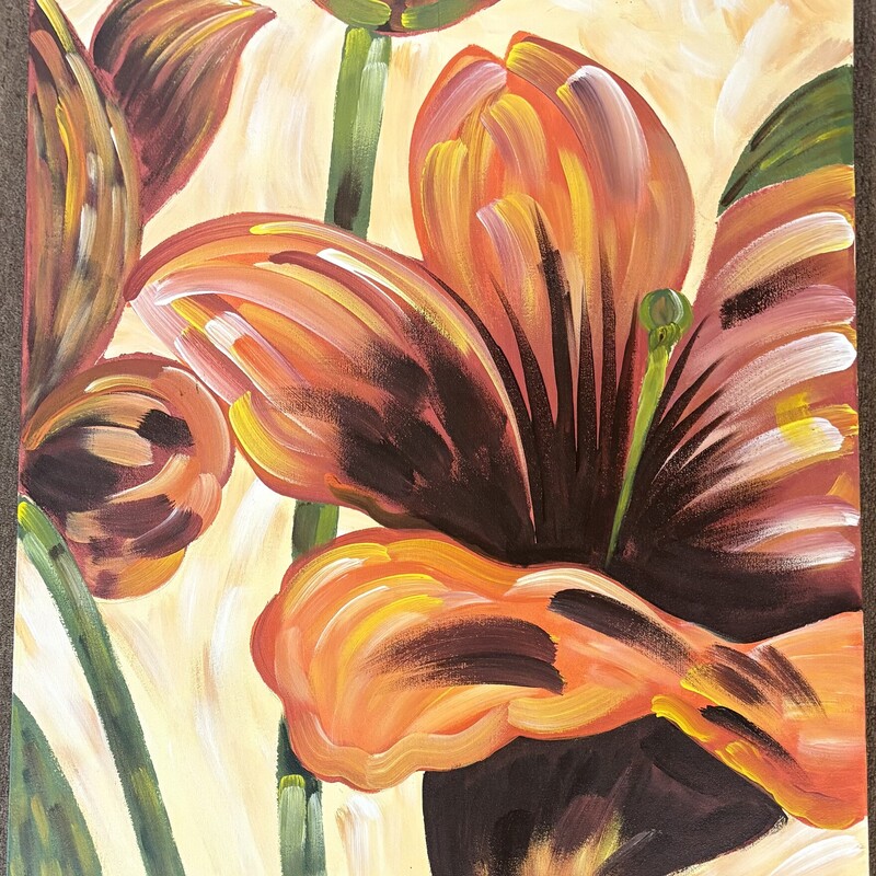 Lily Painting Canvas