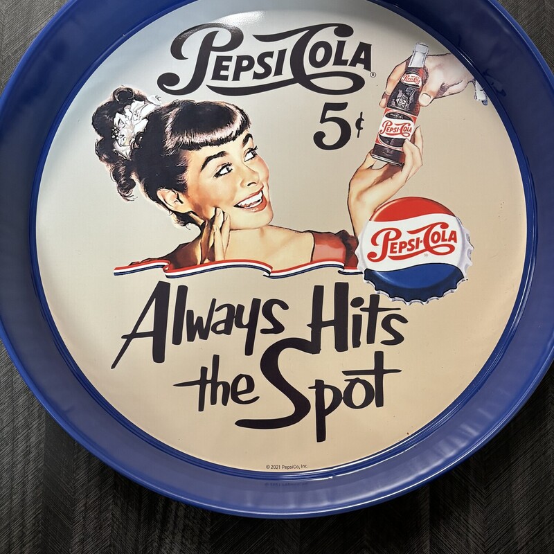 Pepsi Cola Tray, Size: 13.5 IN