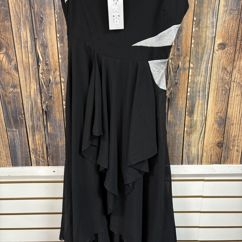 NWT Black & Silver Dress, Size: M