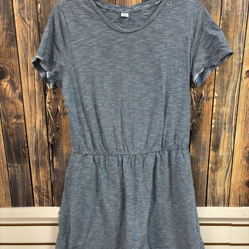 Old Navy Blue Stripe Dres, Size: L