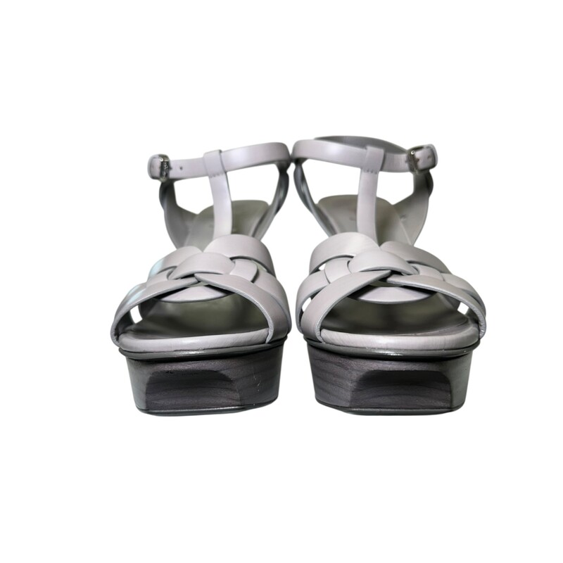 YSL Tribute Leather Grey Heels<br />
<br />
Size: 37.5<br />
<br />
Code: CE 457756<br />
<br />
In excellent condition.<br />
<br />
Does not come with the original dust bag or box.