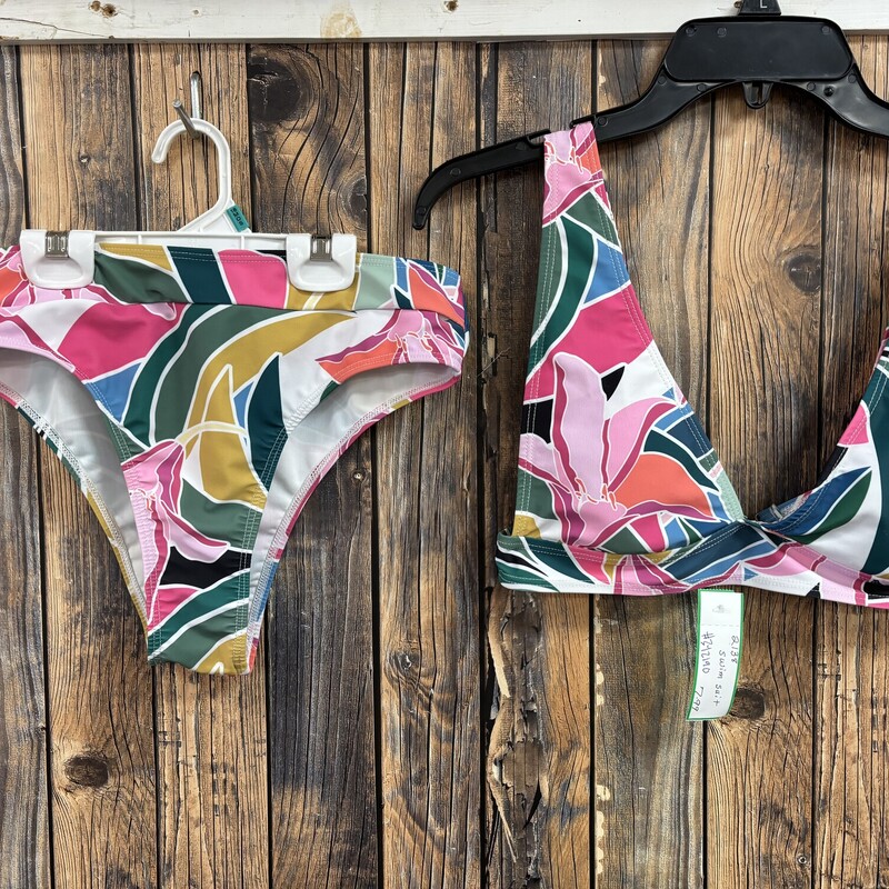 Green/Yellow/Pink Swimset, Size: M