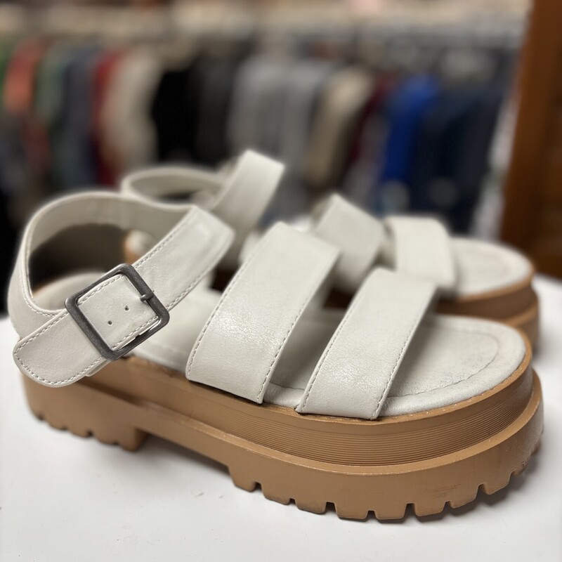 Chunky Sandals, Size: 8.5