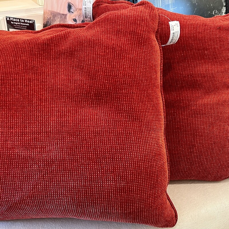 Large Down accent pillows
Size: 24 Sq

Two available - priced each