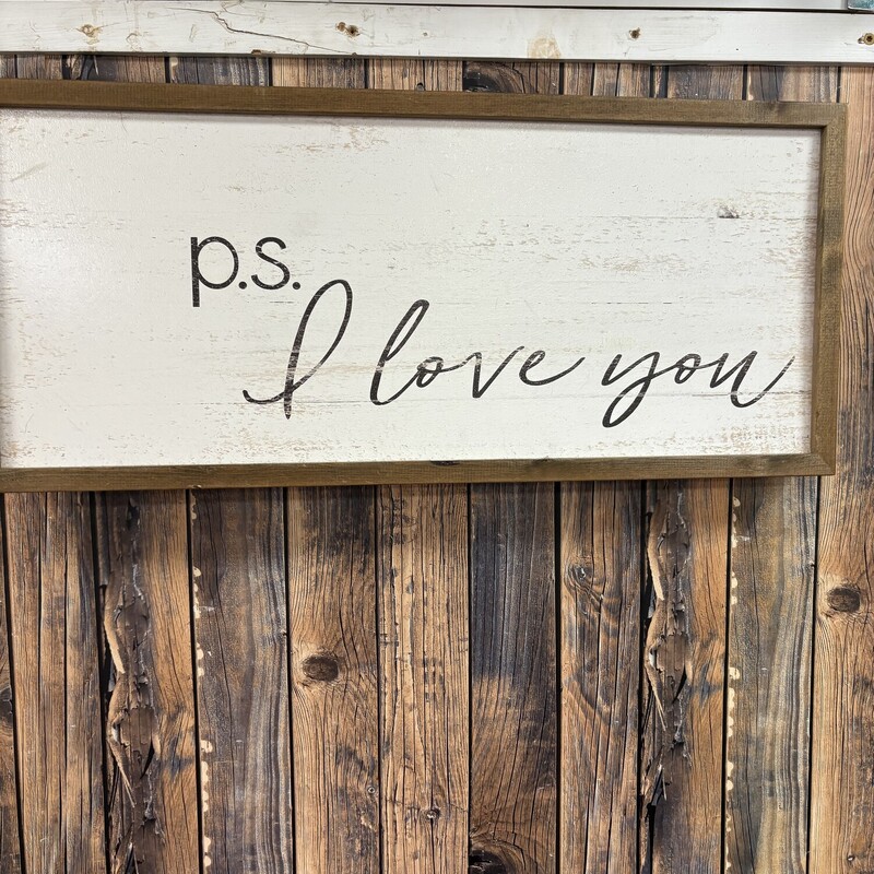 Ps I Love You Sign