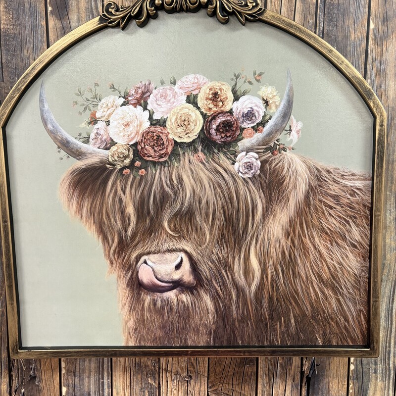 Cow With Wreath Pic