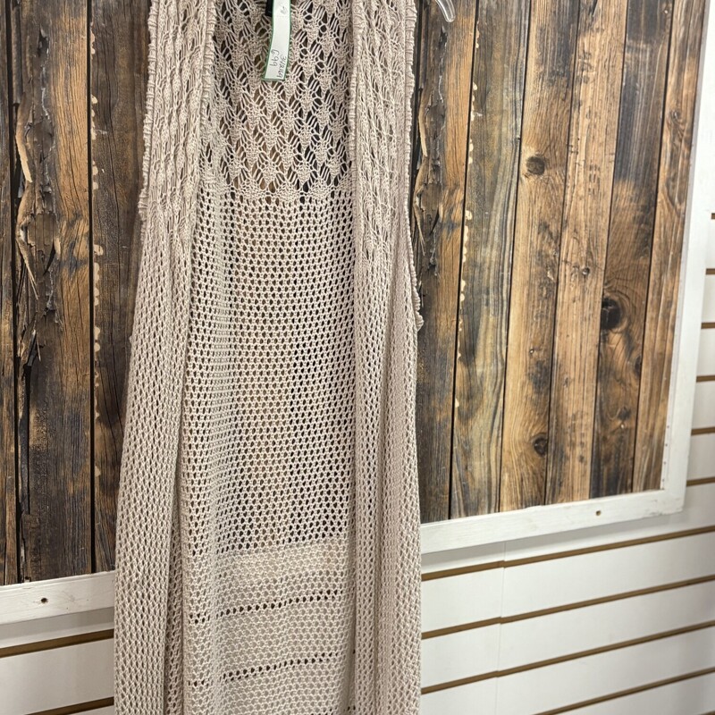 Knit Over Vest Long