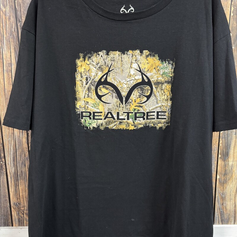 Black Realtree Tee