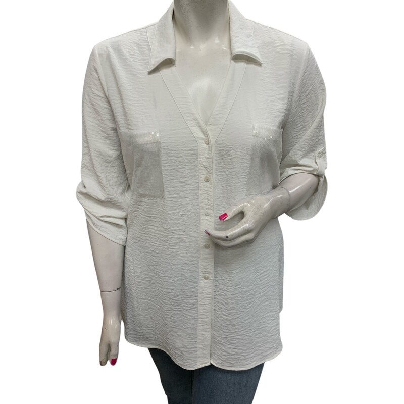 Melanie Lyne S16, White, Size: XL