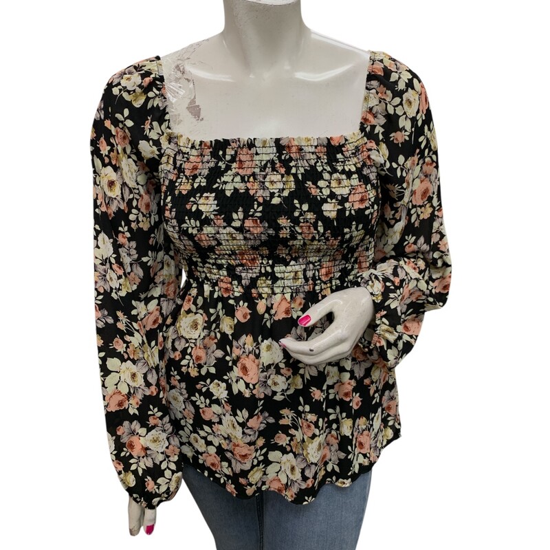 Vanila Bay, Blk/Mult, Size: L
