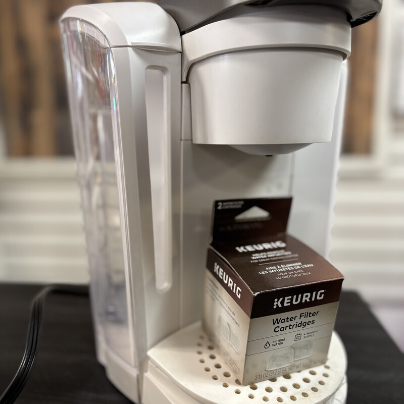 White Keurig W/ Cartridge