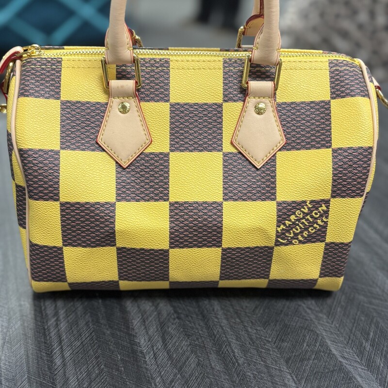 Yellow Designer Handbag