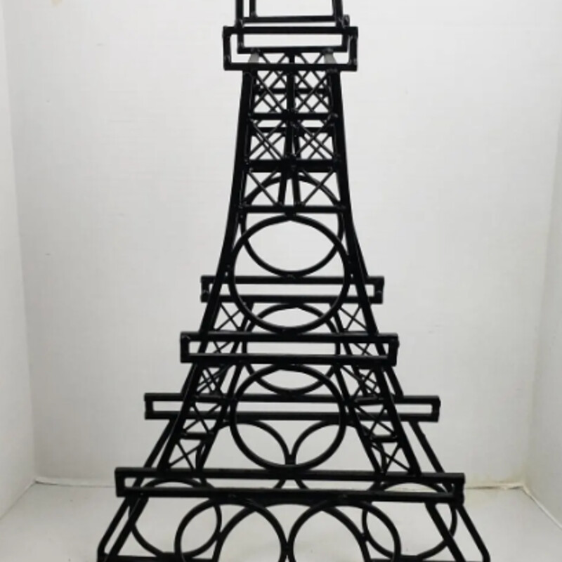 Metal Eiffel Tower Wine Rack
Black
Size: 16.5x26.5H