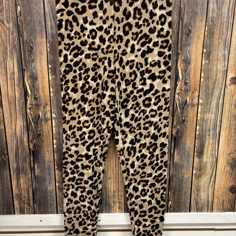Zenana Animal Print Leggings, Size: S