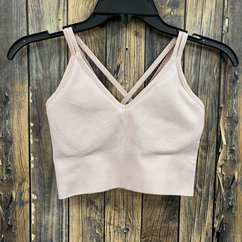 Pink Sports Bra, Size: S