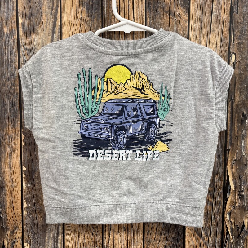 Grey Desert Life Tee