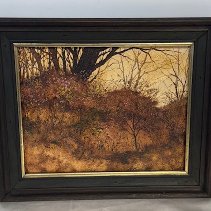 Richard Jakoski Flowery Mound Artwork
Brown Orange Tan Size: 12.5 x 10.5H
Cleveland artist