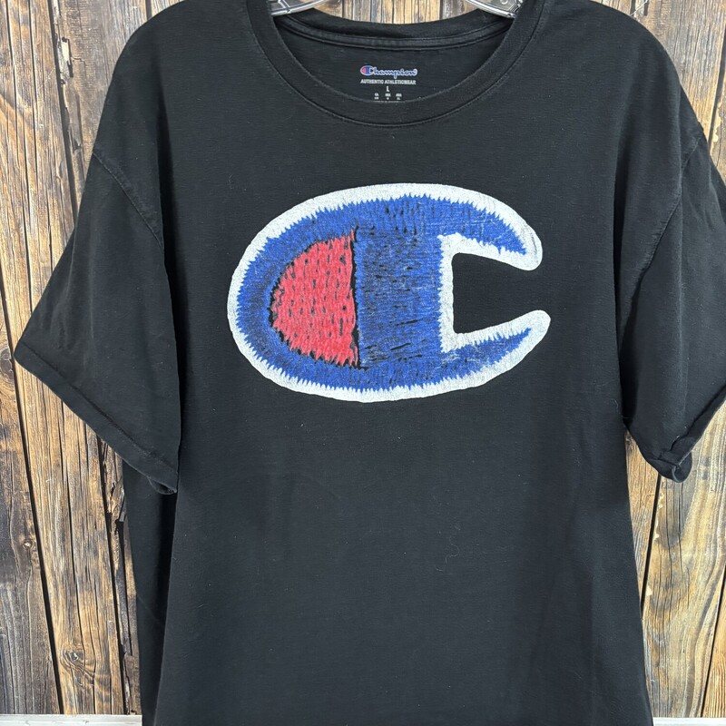 Black Large Logo Champion