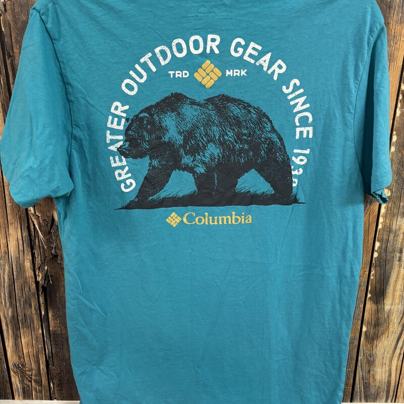 Blue Columbia Bear Tee