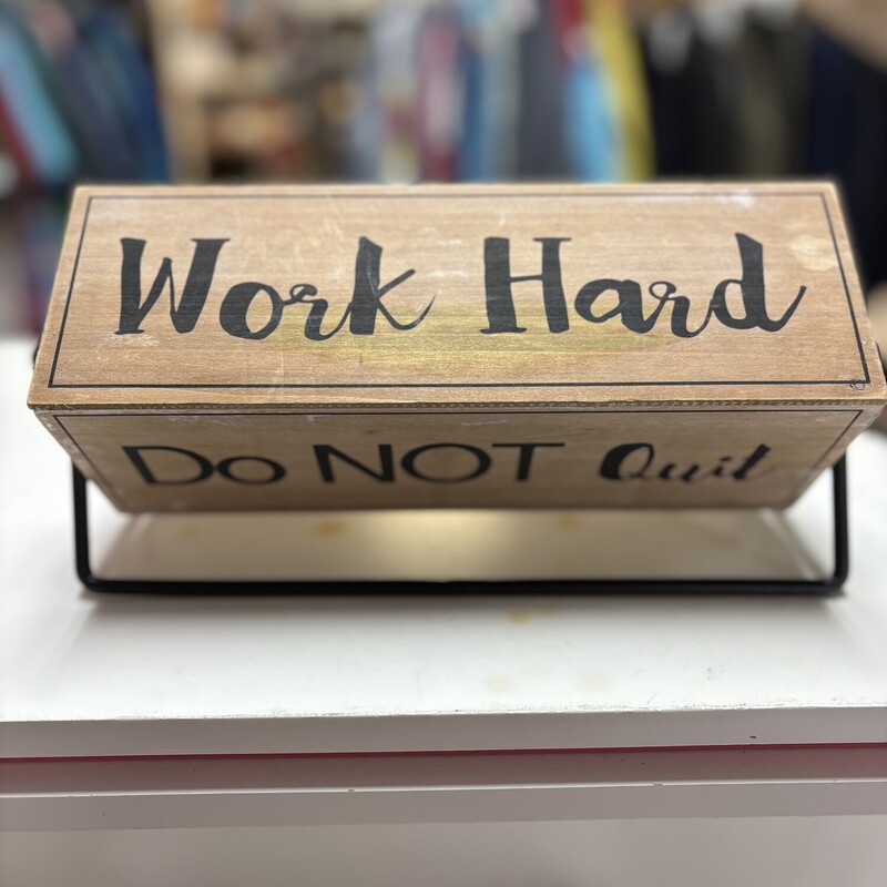 Motivational Wooden Sign