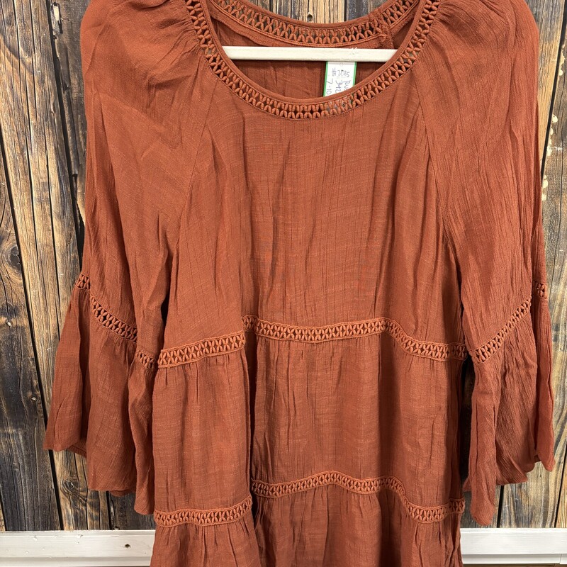 Rust Crochet Top