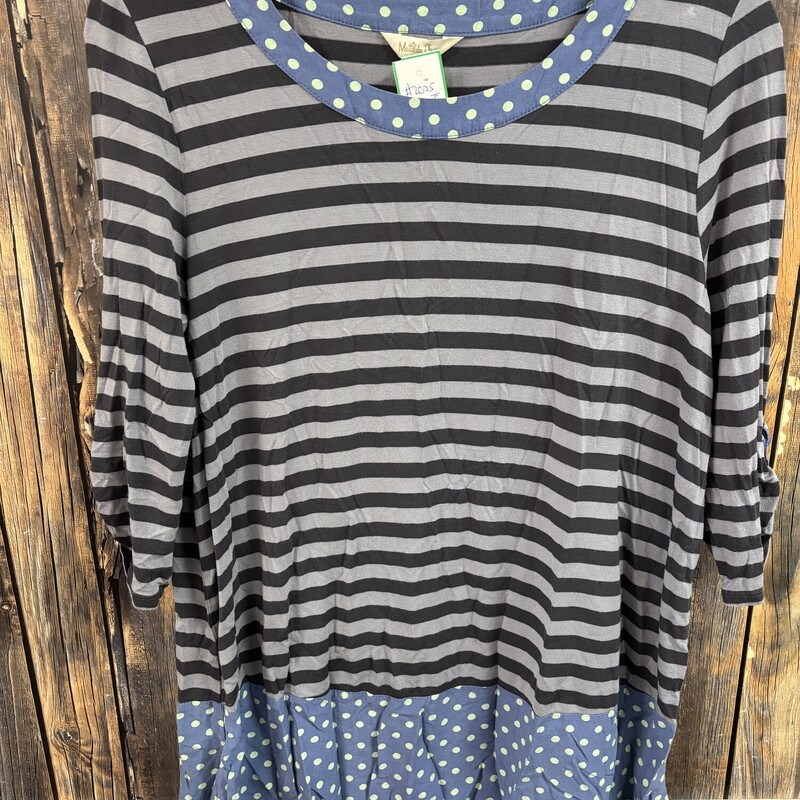 MJ Stripe & Dot Top, Size: S