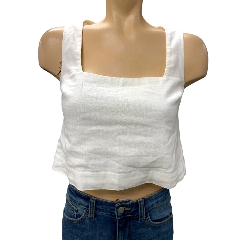 Abercrombie Linen, White, Size: Xs