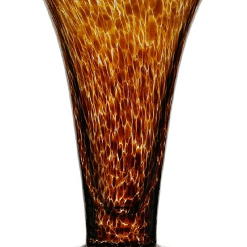 William Yeoward Vanessa Vase
Tortoise Brown and Clear Glass
Size: 5.5x9H
NEW Box Included