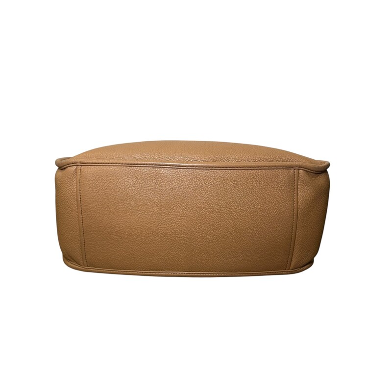 Prada Vitello Phenix Brown Hobo with Double Strap<br />
<br />
Date Code: 158<br />
<br />
Dimensions: 12 L x 13 H inches<br />
<br />
In very good condition. Some discoloration of hardware. Some corner wear and some wear to the strap.<br />
<br />
Come with original dust bag. No box.