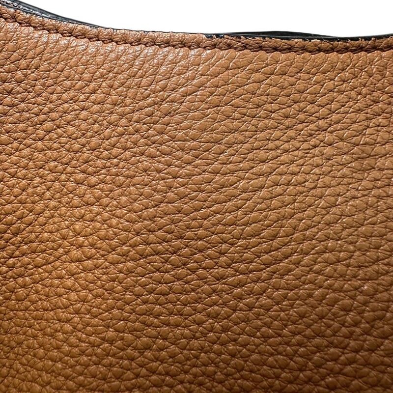 Prada Vitello Phenix Brown Hobo with Double Strap<br />
<br />
Date Code: 158<br />
<br />
Dimensions: 12 L x 13 H inches<br />
<br />
In very good condition. Some discoloration of hardware. Some corner wear and some wear to the strap.<br />
<br />
Come with original dust bag. No box.