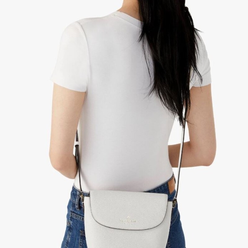 Kate Spade Emmie Crossbody Handbag<br />
Gray Size: 8.5 x 6.5H