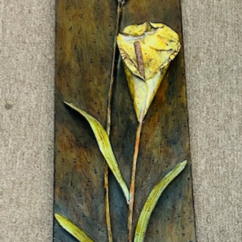 3D Metal Calla Lillies