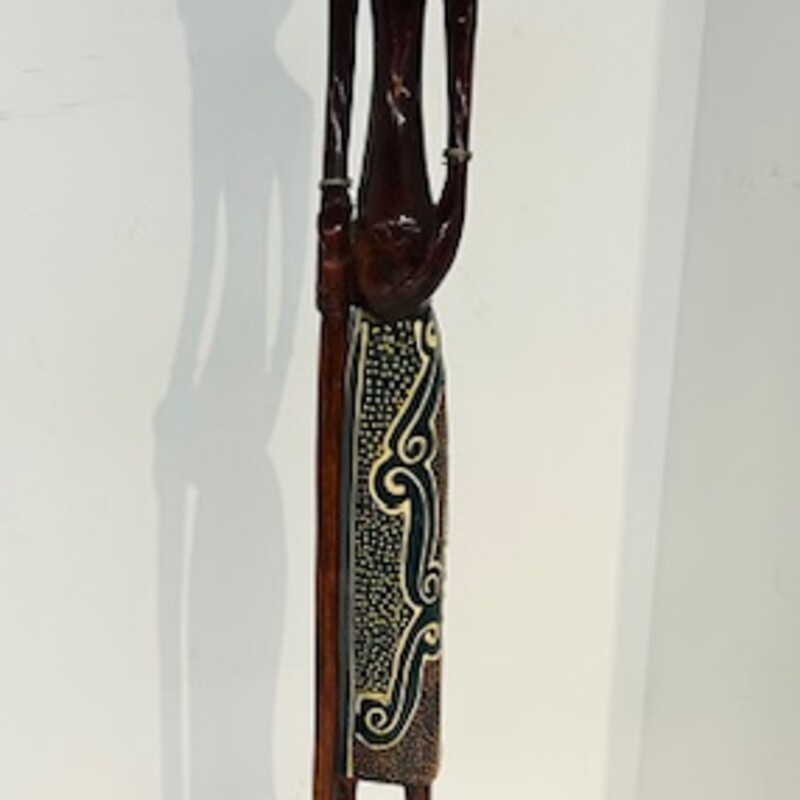 African Wood Man Carving