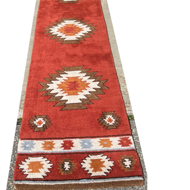 Southwest Runner, Red/brn, Size: 2.6 X 12