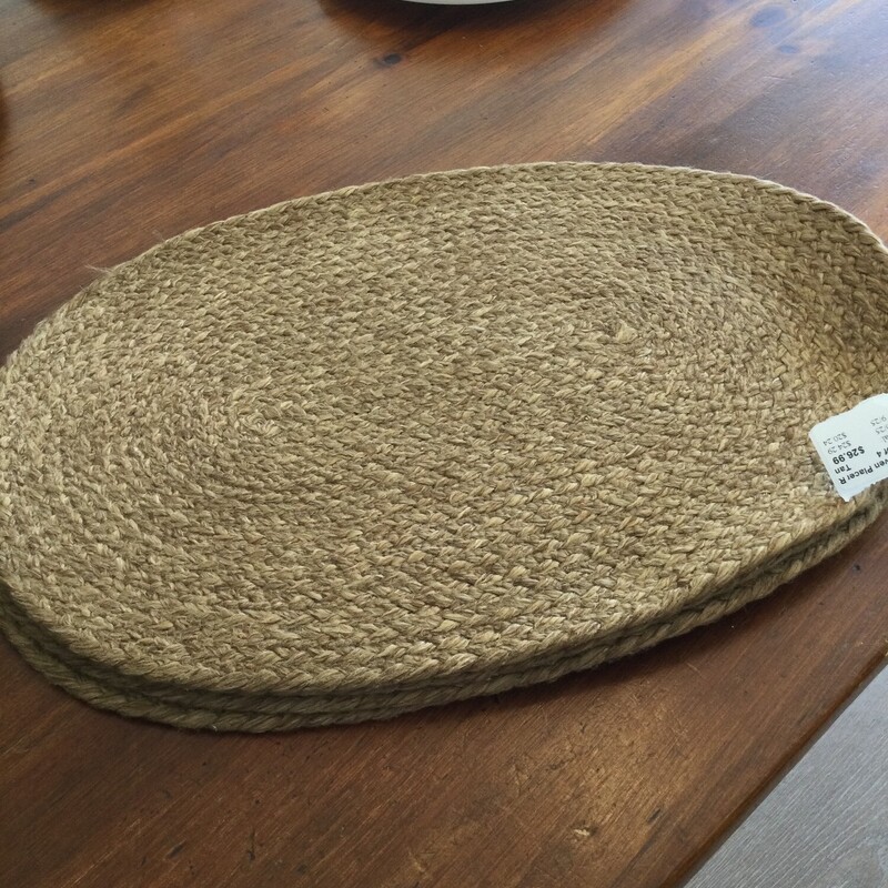 Natural Woven Placemats,
Tan,
Size: Set Of 4