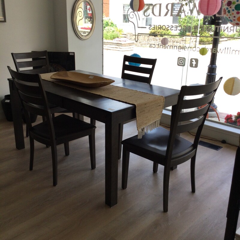 Birch Dining Table 4 Chai