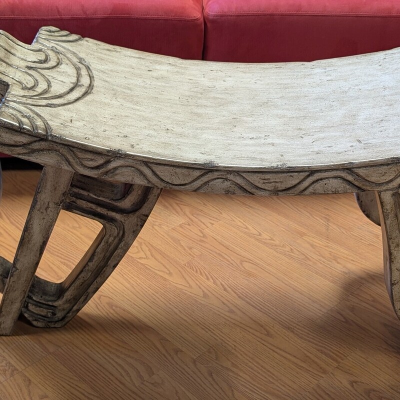 Lexington Tribal Bench, Carved
45 x 16 x 22h Seat 19h