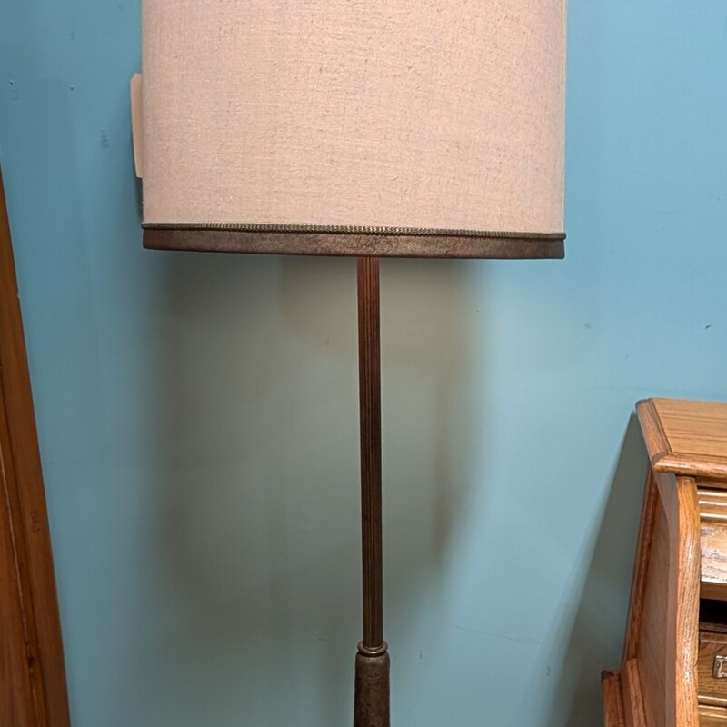 Antique Brass Horn Floor