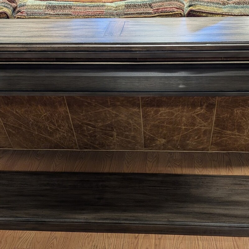 Hooker Console Sofa, Wood, Metal
71 x 14 x 32h