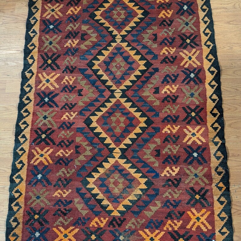 Turkish Kilim Wool Rug