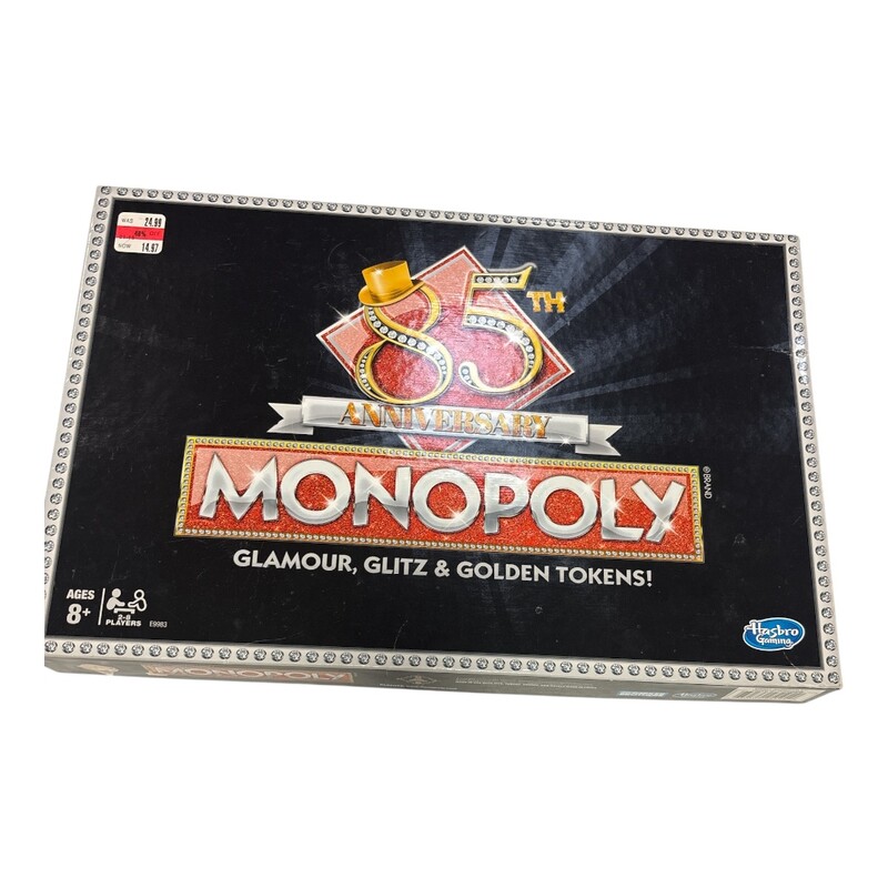 Monopoly 85th Anniversary, Toys

Located at Pipsqueak Resale Boutique inside the Vancouver Mall, Suite 230, (upstairs between Round 1 and Golds Gym) or online at: #pipsqueakresale

All items are photographed prior to being steamed. Cross posted, items are located at #PipsqueakResaleBoutique, payments accepted: cash, paypal & credit cards. Any flaws will be described in the comments. More pictures available with link above. Local pick up available at the #VancouverMall, tax will be added (not included in price), shipping available (not included in price, *starts at $9.99; please contact regarding shipment of toys or other larger items), item can be placed on hold with communication, message with any questions. Join Pipsqueak Resale - Online to see all the new items! Follow us on IG @pipsqueakresale / Facebook @pipsqueakresaleboutique & Thanks for looking! Due to the nature of consignment, any known flaws will be described; ALL SHIPPED SALES ARE FINAL. All items are currently located inside Pipsqueak Resale Boutique as a store front items purchased on location before items are prepared for shipment will be refunded.

#resalerocks #shopsmall #pipsqueakresale #shopvanmall #vancouverwa #portland #reusereducerecycle #fashiononabudget #chooseused #consignment #savemoney #shoplocal #weship  #shopvanmall #vancouvermall #vancouver #vancouverwashington #keepusopen #shoplocalonline #resale #resaleboutique #mommyandme #minime #fashion #reseller #usedclothing #usedtoys #secondhand #consign #store #clothes #womensclothes #kidsclothes #shopvancouvermall