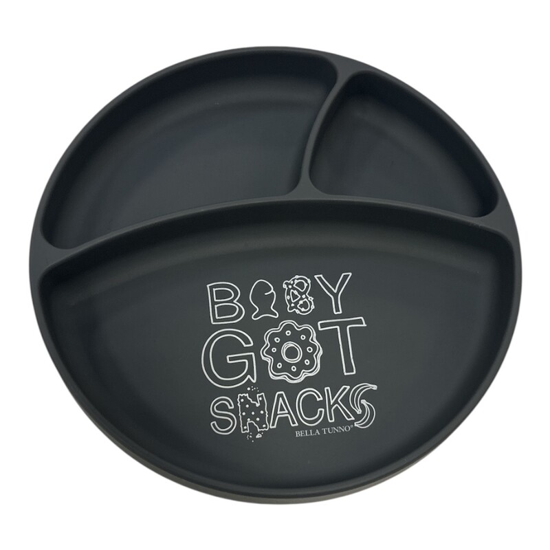 Silicone Plate Grey