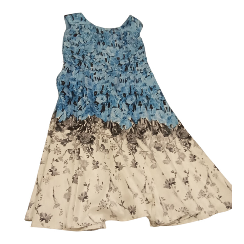 Dress: Blue Roses