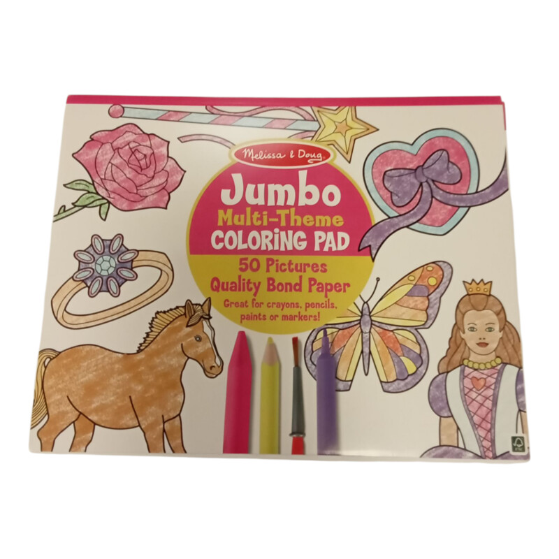 Jumbo Coloring Pad Multi