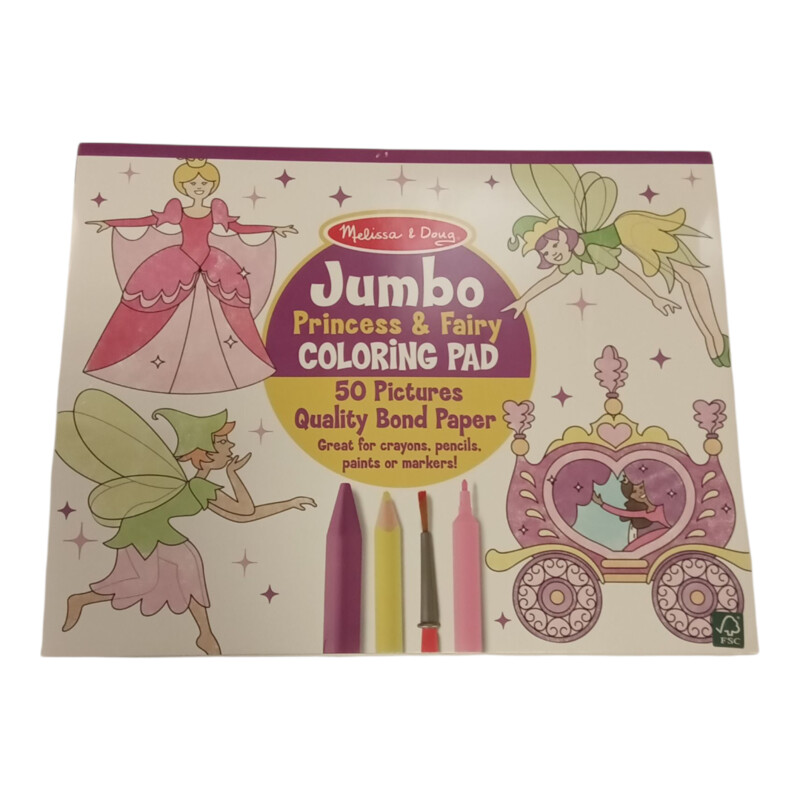 Jumbo Coloring Pad Prince