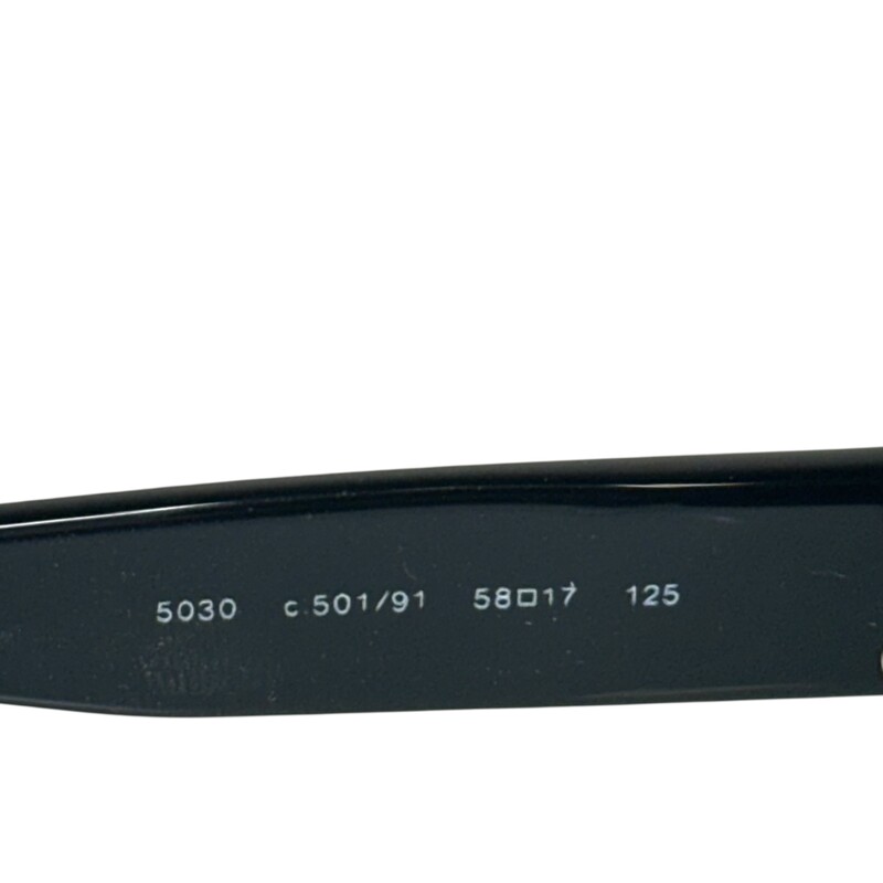 Chanel Black Square Sunglasses<br />
<br />
Style Code: Chanel 5030<br />
<br />
in very good condition. Some minor scratches on the lenses.<br />
<br />
Come with the original case.