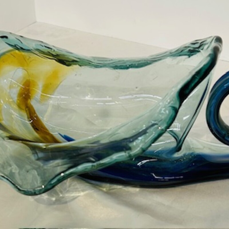 Glass Blown Cornucopia