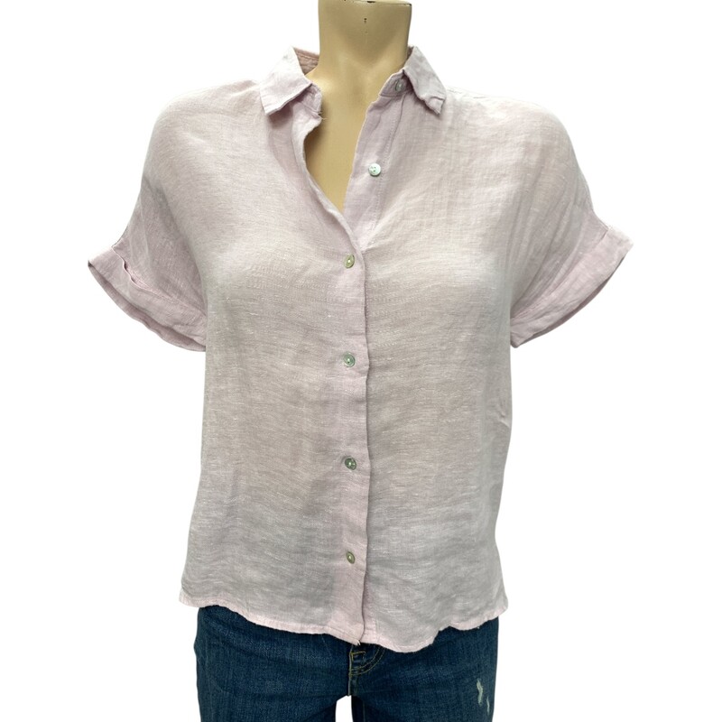 Tahari 100% Linen Top